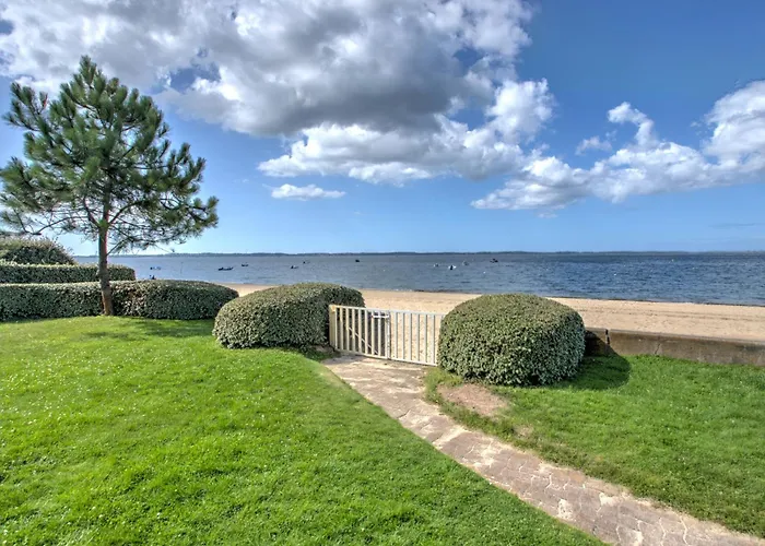 En Bord De Avec Accès Direct à La Et Parking Sécurisé - Fr-1-474-288 * Arcachon